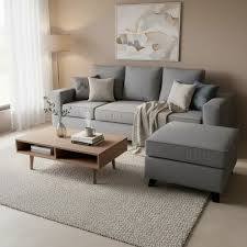 Módulo 02 Alfa y Omega, sillón gris con chaise longue